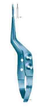 TİTANYUM MİKRO BAYONET MAKAS EĞRİ